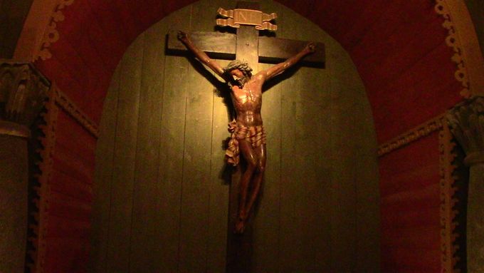 There are several places of worship in the salt mines, all carved out of the salt.