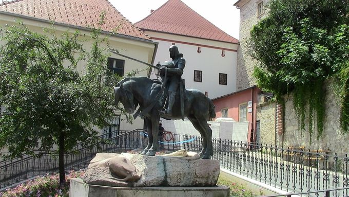 St George honouring the slain dragon. Most monuments to St George show the fight, not the outcome, so this one is quite special.