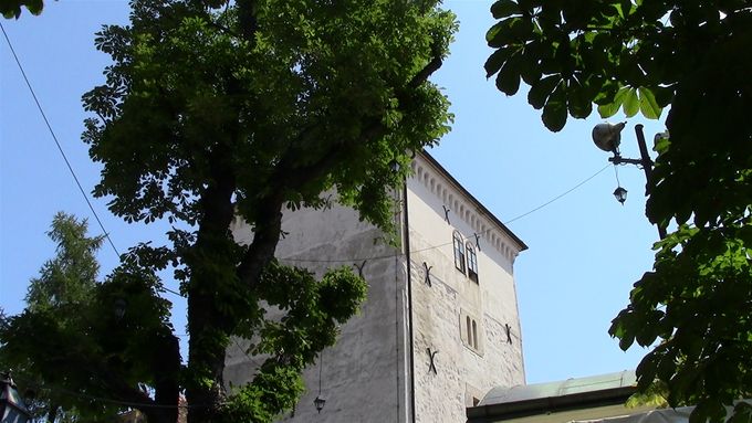 Lotrscak Tower. Houses the Gric cannon which fires at noon each day.