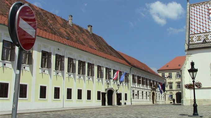 Part of St Marks square. Home to the Croatian Government.