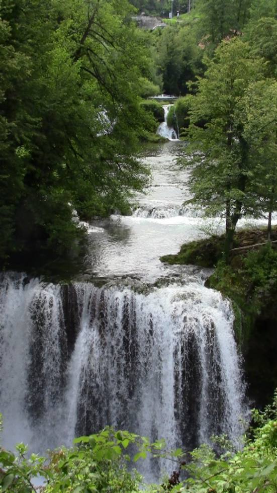 Rastoke waterfalls.