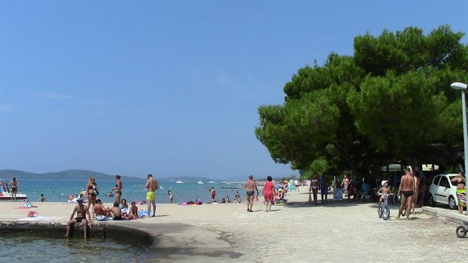 Sibenik - the beach.