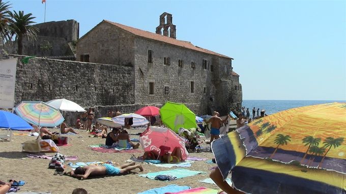 The old town beach.