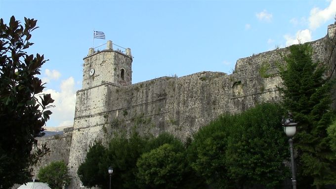 Castle walls surtounding the old town.