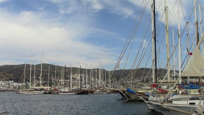 Bodrum harbour. Gulets, gulets, gulets, whats not to love?