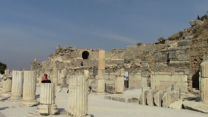 Ephesus Main street in upper city.