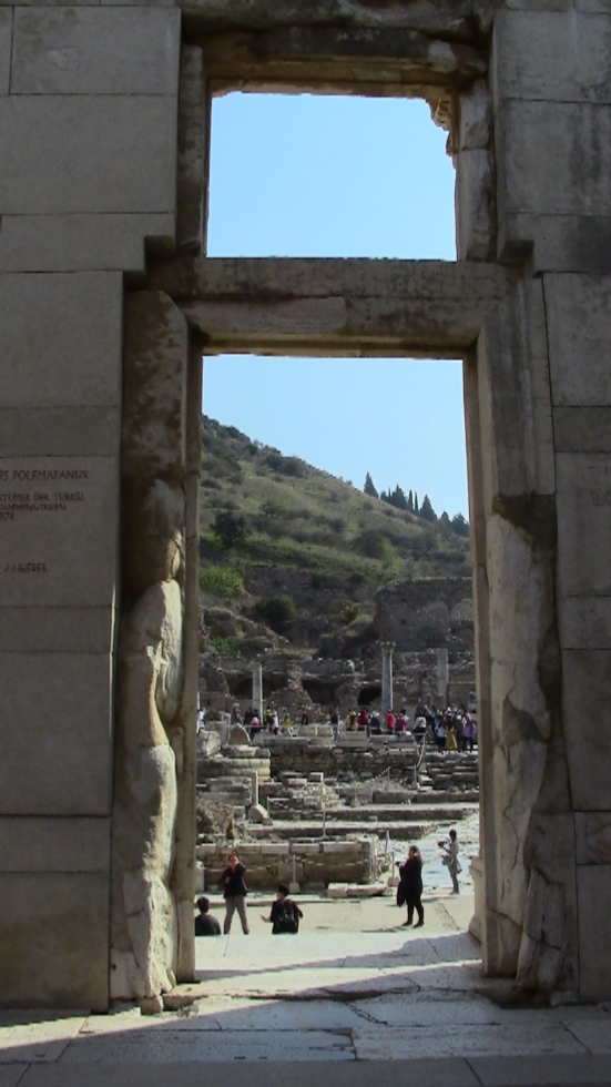 Ephesus - The gate dividing the upper and lower city