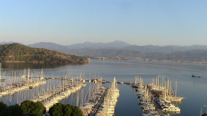 View from our terrace in Fethiye