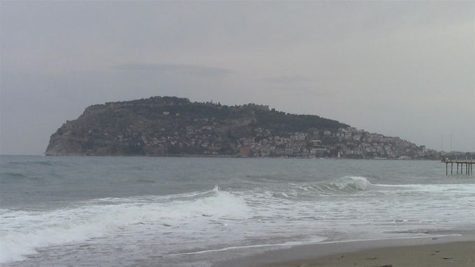 Alanya mount with castle. Rough day.