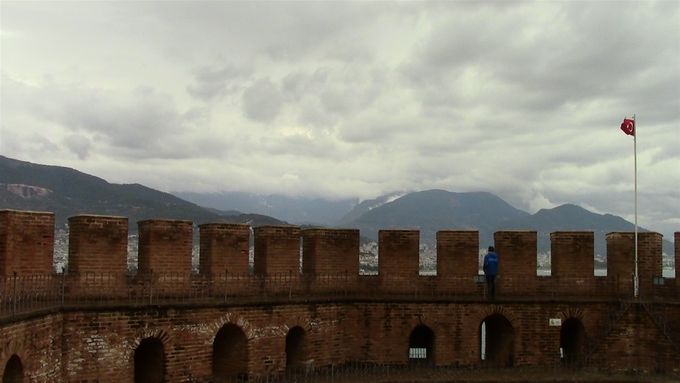 From the top of the red tower (its going to rain)