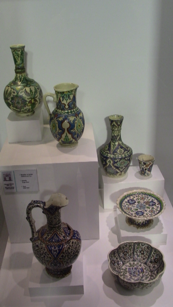 Pottery from the Ottoman era.