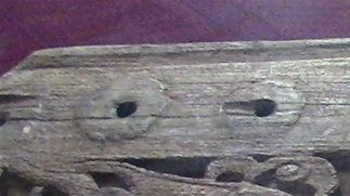 Carvings on wood 800 years old