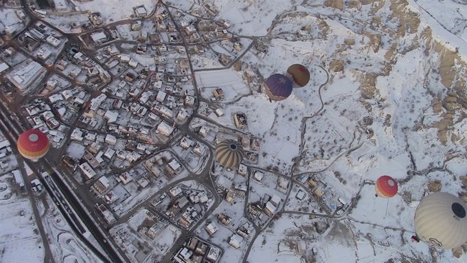 Flying over Goreme