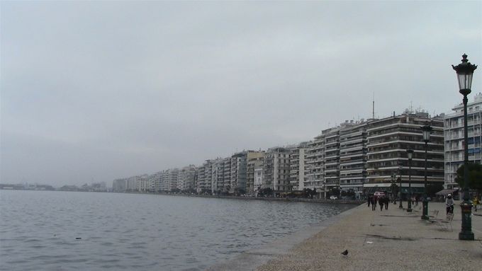 The seafront promenade