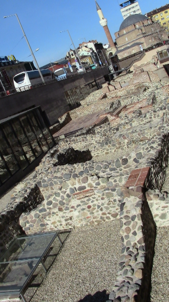 The old city walls of the Roman era (Serdica)