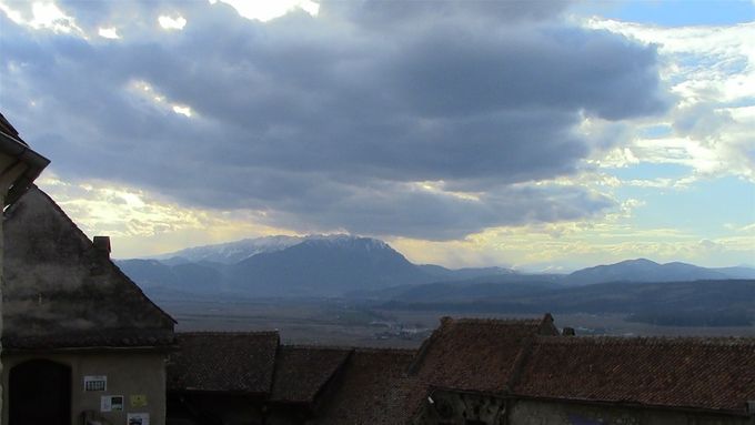 The view from Rasnov Fortress