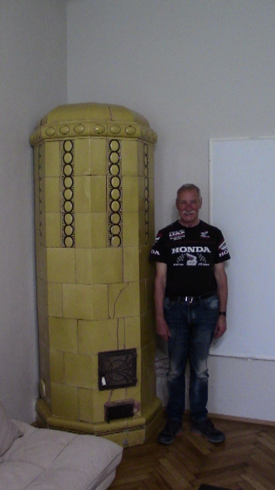 Monster Romanian heater (Dodgy geezer for scale)