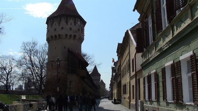 The three towers of the old city fortifications